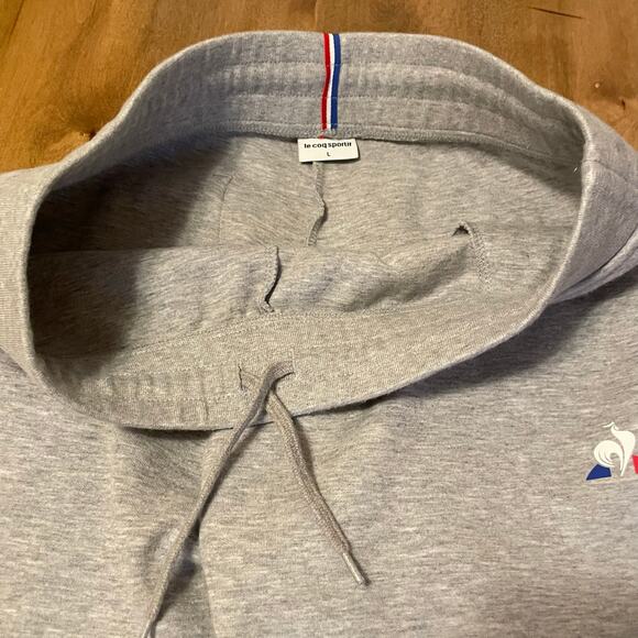 Le Coq Sportif Grey Joggers Sweatpants Cotton Size L - Picture 4 of 14